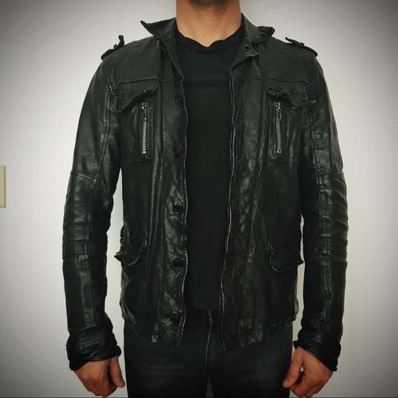 All Saints Other - ALL SAINTS Men’s Leather Bomber Jacket 😎